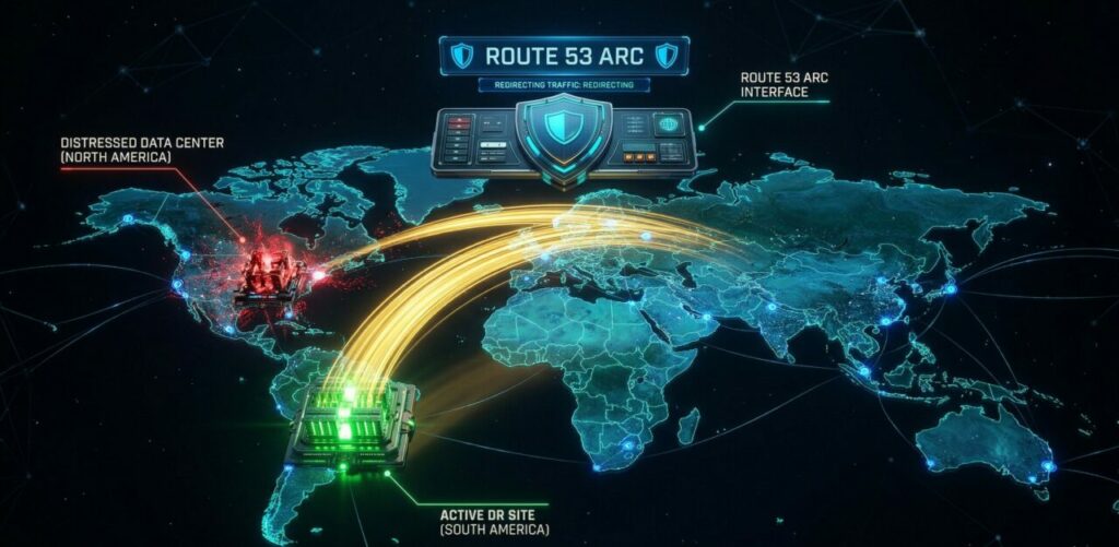 AWS Route 53 ARC Disaster Recovery Arquitetura Multi Regiao