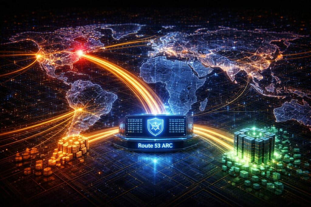 AWS Route 53 ARC Disaster Recovery Arquitetura Multi Regiao