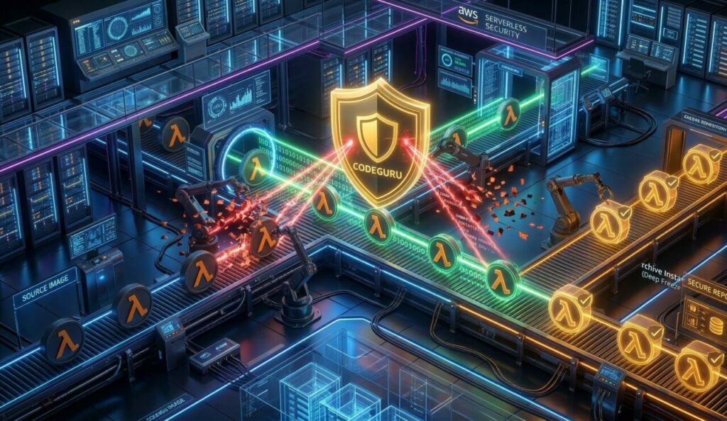 Amazon CodeGuru Security Blindagem AWS Lambda Serverless